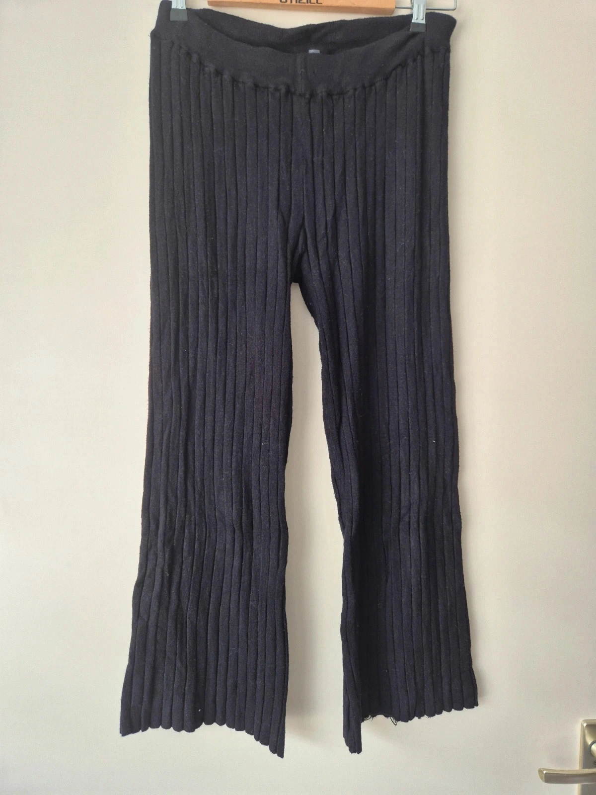 Conjunto de 2 piezas de punto de canalé (chaleco + pantalones) 🖤 – photo 5